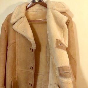 Leather/Sheep Skin lined coat